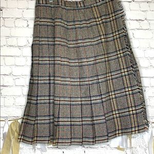 Vintage Skirt Plaid John Meyer size 10
